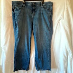 Torrid Bombshell Straight Leg Jeans Premium Stretch Plus Size 26S Denim Elastic